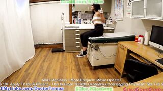 Bratty Orphan Cheerleader Blaire Celeste Required Sports Physical At Doctor Tampa & Nurse Stacy Shepard Gloved
