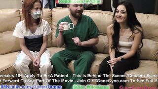 Bratty Orphan Cheerleader Blaire Celeste Required Sports Physical At Doctor Tampa & Nurse Stacy Shepard Gloved