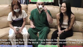 Bratty Orphan Cheerleader Blaire Celeste Required Sports Physical At Doctor Tampa & Nurse Stacy Shepard Gloved