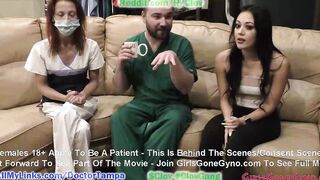 Bratty Orphan Cheerleader Blaire Celeste Required Sports Physical At Doctor Tampa & Nurse Stacy Shepard Gloved