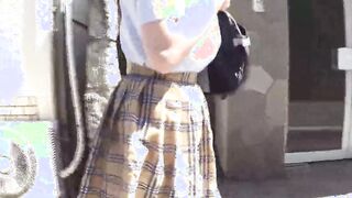 A Young, Healthy, And Fit Sports Schoolgirl Is Brought Home