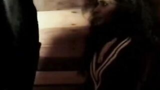Ebony cheerleader takes the african penis inside the booty