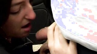 Amateur sex into the parking lot and into the house inside 3 way to enjoy as a