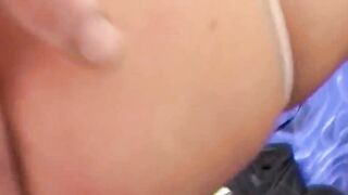 Amateur sex into the parking lot and into the house inside 3 way to enjoy as a