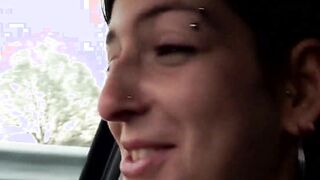 Amateur sex into the parking lot and into the house inside 3 way to enjoy as a
