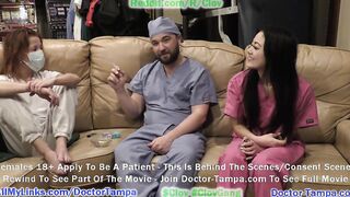 Become Doctor Tampa For Bratty Orphan Cheerleader Blaire Celeste Required Sports Physical With Nurse Stacy Shepards