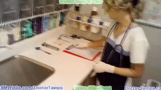 Become Doctor Tampa & Examine Rina Arem With Nurse Stacy Shepard During Humiliating Gyno Exam Required