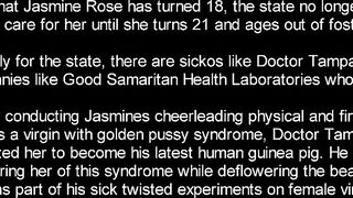 Pure Orphan Jasmine Rose's Been Adopted For Weird Sex Experiments By Doctor Tampa After Examining His