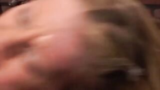 Whore with nice titted and long booty anal sex on the bed