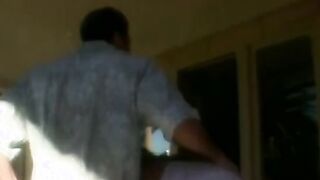 Hung stud smacks teen booty and fingered her snatch
