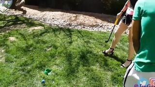 ORAL Edition - Jen Gayle and AJ Fresh wager on a golf game. If he wins he gets to cum on my face!