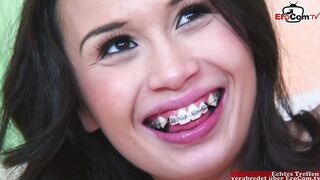 Thin eastern Teenage women gets a cumshot into her twat