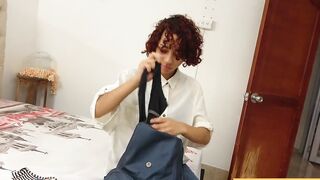 Skinny Bohemian Arya Facial After Anal Banged! inside Casting Sex Tape