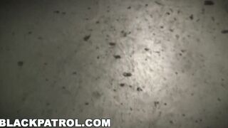 AFRICAN PATROL - Big Titted White Cops Shut Down A Chop Shop And Riding Long African Penis