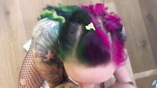 Vandal Vyxen French Pornstar Facefuck - Gothic Emo Deeply Throatfuck
