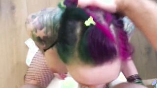 Vandal Vyxen French Pornstar Facefuck - Gothic Emo Deeply Throatfuck