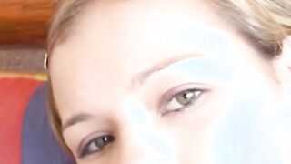 Bald 19 yo masturbates inside solo film