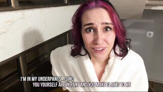 Picked up a Dark Hair on the Hotel Stairs and Get a Outdoors Oral Sex and Beauty Sex into the Room