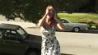 Randy skank fucks long toy's and dick