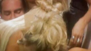 Wild cunt with mouth with incredible boobs have steamy group sex with big dick expert