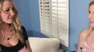 Blonde Babysitter Stays For Big Awaited 3 Way Plowed