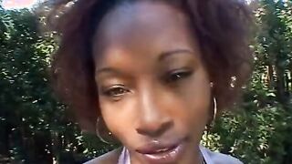African stud with a rough tool bangs african Bae doggy style and drops his load on