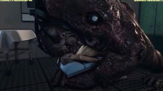 Compilation of 3D hard Monster fucking Animations