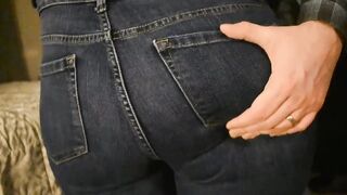 Huge butt MILF into law couldn't afford wedding gift so she let me touch her instead