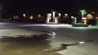 Nude and washed at the outside carwash.