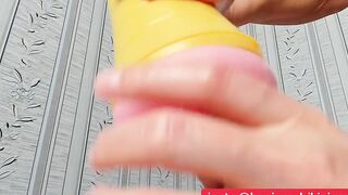 Cougar stepmom prostate grind fellatio fleshlight hand job sub bondage