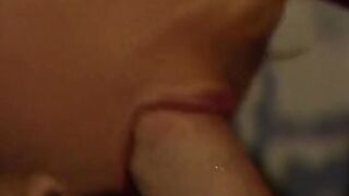 Stud fucking and creaming 2 twat licking bimbos inside fishnet into FFM threeway