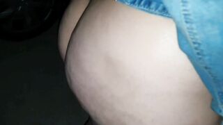 Dogging - Into a outdoors area my fiance gets spanked and nailed. Part two