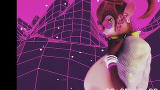 Synthwave Strut (3D Futanari)