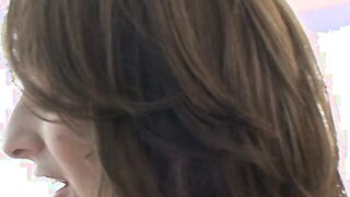 Teenagers dark hair babysitter loves sucking off and fucking sex toys