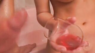 Blonde cunt with mouth inside WC gets pounded by sweet penis