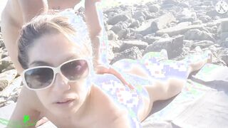 The next door complain if I sunbathe nude on my balcony. Solved, I went to the banks of the river to tan my body