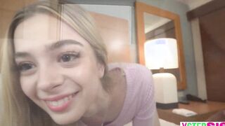 XStepSis.com - Small stepsister eighteen Molly Little really needed cash from her stepbrother