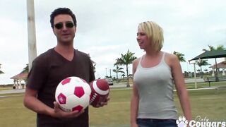 mom Brianna Beach Licks Some Penis & Nuts