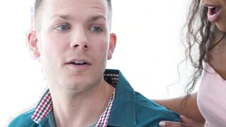 NURUMASSAGE Demi Sutra Takes Stunning Care Of Her BFF's Huge Boner Before His Date