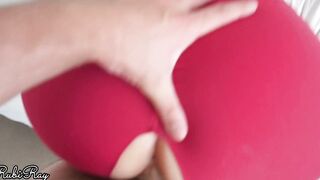 Turned On Goddess fucks her personal coach inside ripped gym leggings after stretching session