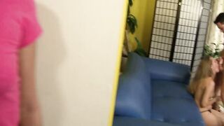 Principal Catches Curious Schoolgirl Blowing Penis Into School Restroom