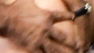 Brunet mom with fat butt gets hardcore doggy style drilling from long ebony penis
