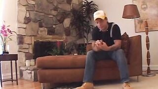 Bimbo plowed and blows dick