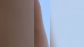 Mature man fucks lusty 18 yo on beach behind rocks