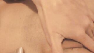 Self made film of lusty canadian dark haired