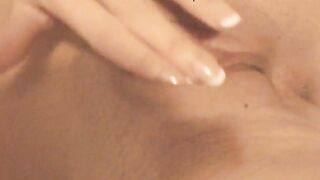 Self made film of lusty canadian dark haired