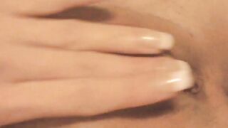 Self made film of lusty canadian dark haired