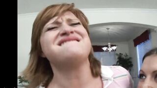 Doble Sex Toy Lesbo Games and bbcs real dick fucked with sperm kiss