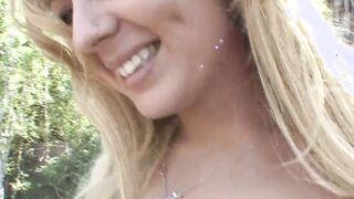 2 lusty studs bring blonde 18 year old on couch for Bombshell three-way