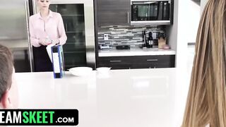TeamSkeet - Strict Blonde Step Milf Makes Her Step Daughter Sexually Please Her Step Brother